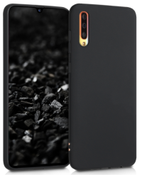 Fusion Soft Matte Back Case Силиконовый чехол для Samsung A705 Galaxy A70 Черный
