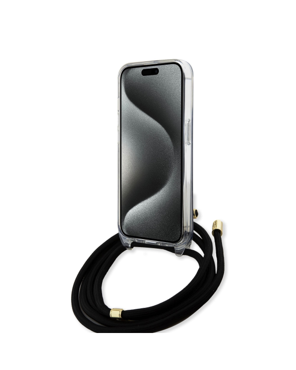 Дополнительное изображение книги «Guess IML 4G Printed Crossbody Case for iPhone 15 Pro Black»