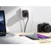 Адаптер зарядного устройства Fusion Великобритания | США | AU | CH | EU | USB 2.1A | (220 В) черный