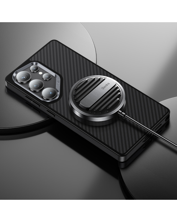 Дополнительное изображение книги «Benks Magnetic Armor Pro Kevlar Case 600D (A045) for Samsung Galaxy S25 Ultra black»