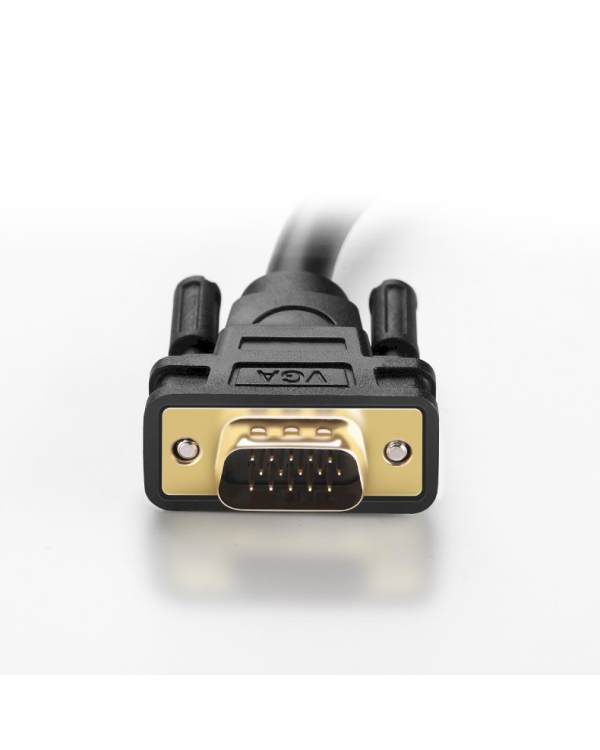 Дополнительное изображение книги «Ugreen VGA (męski) - VGA (męski) cable FHD 1,5 m black (VG101 11630)»