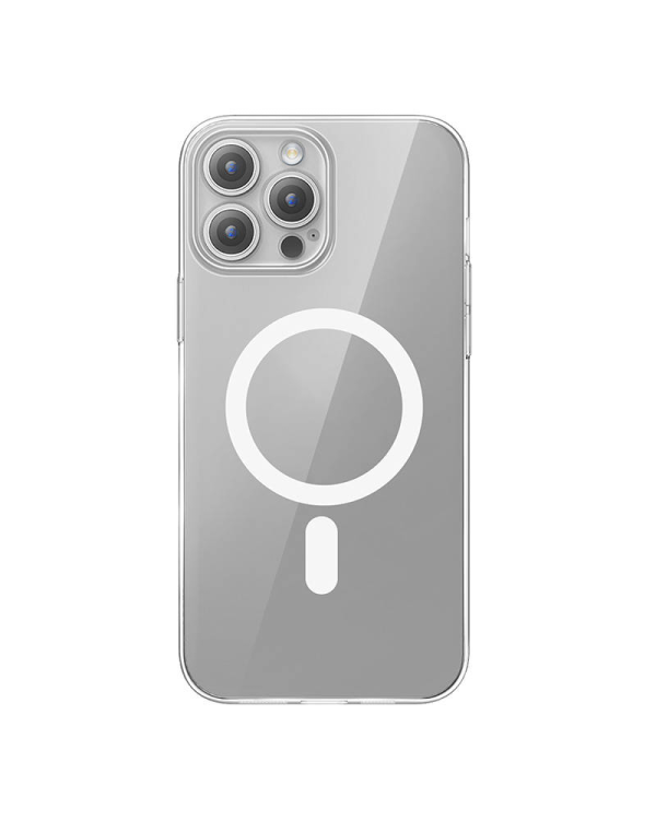 Magnetic Phone Case for iPhone 15 Pro Baseus OS-Lucent Series (Clear)