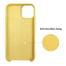 Fusion elegance fibre прочный силиконовый чехол для Apple iPhone 12 / 12 Pro желтый