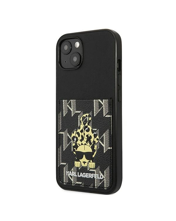 Дополнительное изображение книги «Karl Lagerfeld KLHCP13MCANCNK iPhone 13 6,1" hardcase czarny|black Karlimals Cardslot»