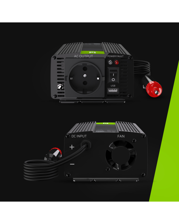 Green Cell Power Inverter 12V to 230V 150W|300W Pure sine wave