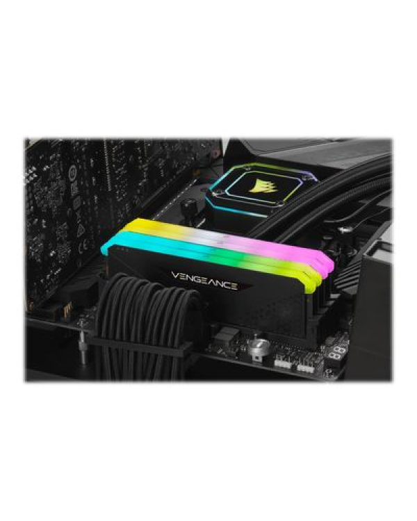 CORSAIR Vengeance RGB RS - DDR4 - kit - 16 GB: 2 x 8 GB - DIMM 288-pin - 3200 MHz | PC4-25600 - unbuffered
