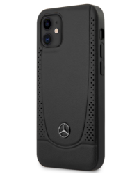 Mercedes MEHCP12SARMBK Leather Urban Cover Чехол для Apple iPhone 12 Mini Черный