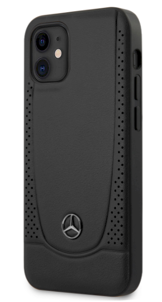 Mercedes MEHCP12SARMBK Leather Urban Cover Чехол для Apple iPhone 12 Mini Черный
