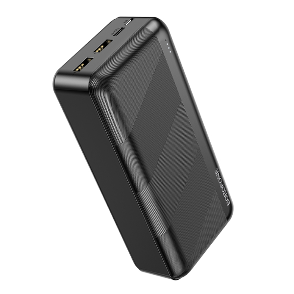 Обложка книги «Borofone Power Bank 30000mAh BJ27B Pindar - 2xUSB - black»