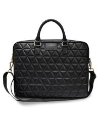 Guess bag for laptop GUCB15QLBK 15" black Quilted