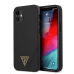Guess GUHCP12SVSATMLBK Saffiano V Stitch Чехол для Apple iPhone 12 Mini Черный