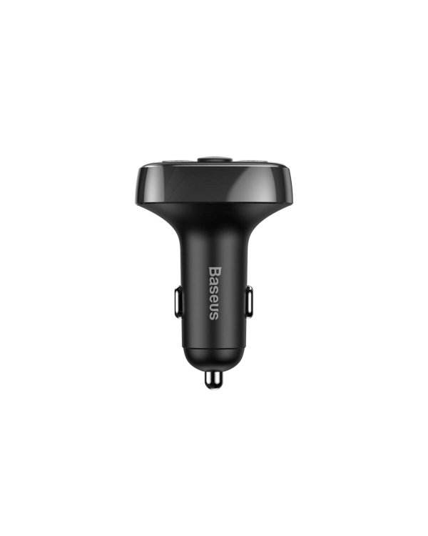Baseus FM Transmitter T typed Bluetooth 2xUSB microSD (Black)