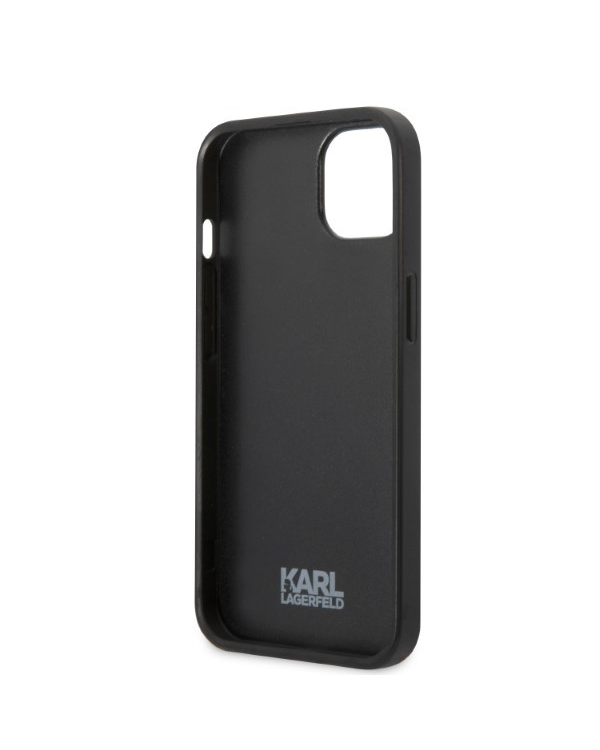 Karl Lagerfeld Monogram Ikonik Case for iPhone 13 Pro Max Black