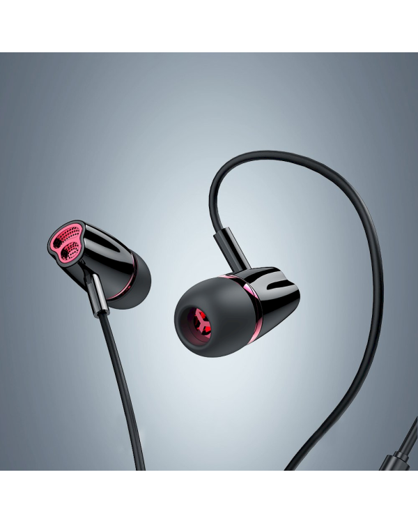 Дополнительное изображение книги «Joyroom in-ear earphones 3.5mm mini jack with remote and microphone black (JR-EL114)»