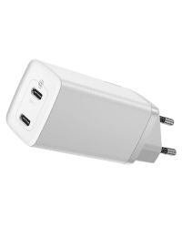Baseus GaN2 Lite Quick Travel Charger C+C 65W EU (white)