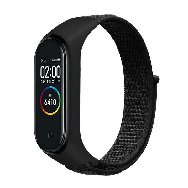 Обложка книги «Beline ремешок для часов Mi Band 7|6|5|4|3 NylonLoop |black»