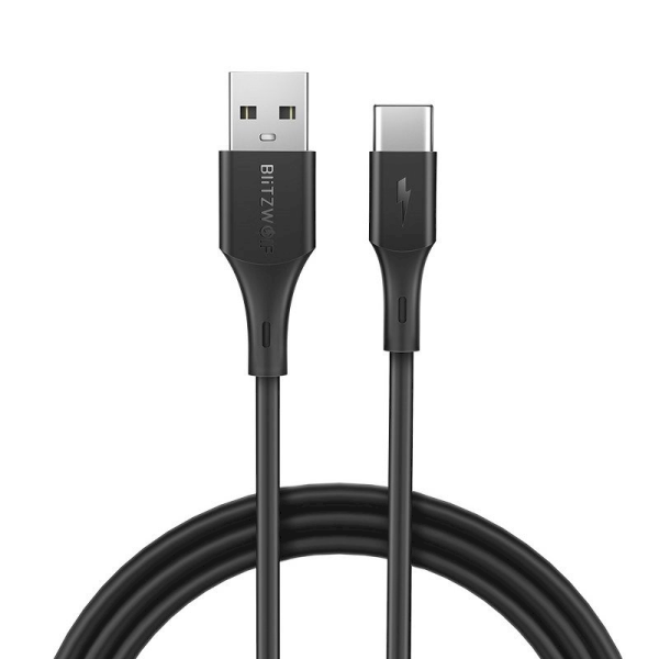 USB-C cable BlitzWolf BW-TC14 3A 1m (black)