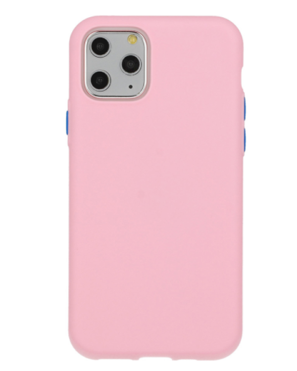 Fusion Solid Case Силиконовый чехол для Apple iPhone 12 Mini Розовый