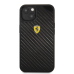 Обложка книги «FEHCP13SFCABK Ferrari Real Carbon Hard Case for iPhone 13 Mini Black»