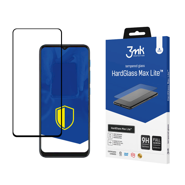 Обложка книги «Motorola Moto E7i Power Black - 3mk HardGlass Max Lite™ screen protector»