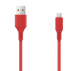 Setty кабель USB- USB-C 1,8 м 2A красный