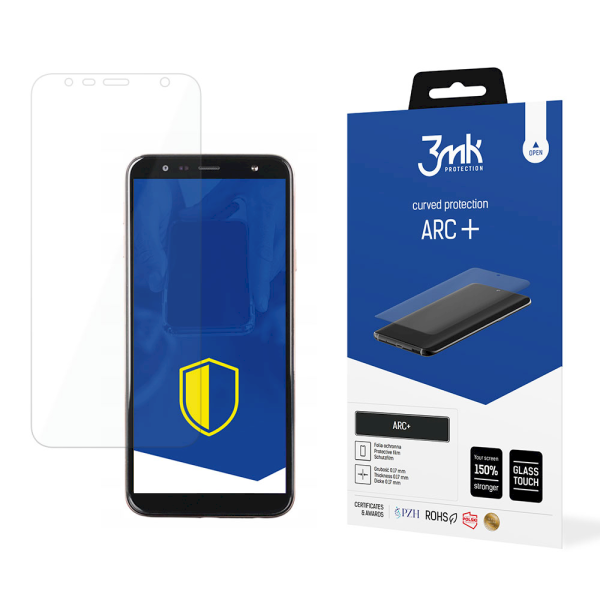 Обложка книги «Samsung Galaxy J4 Plus - 3mk ARC+ screen protector»