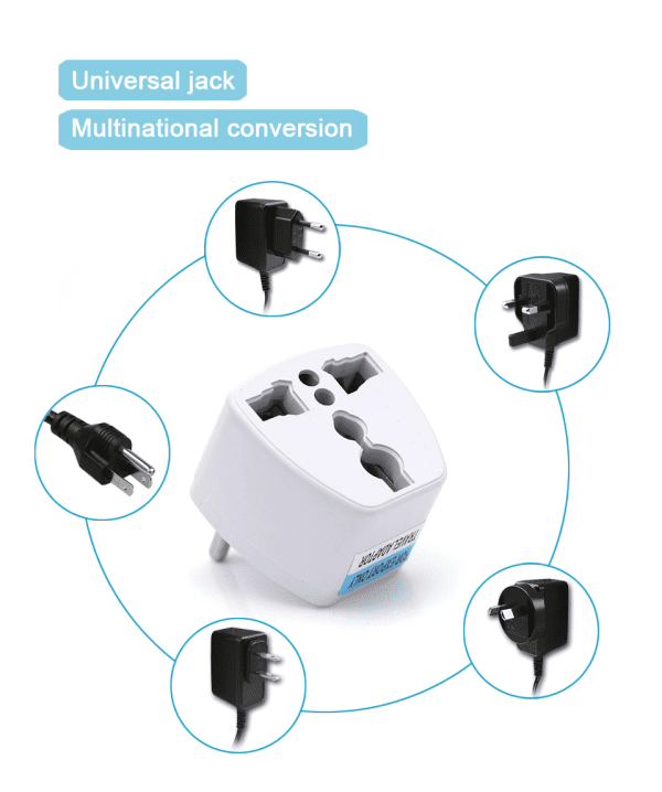 Адаптер зарядного устройства Fusion UK / US / AU / CH -> EU (220 В), белый