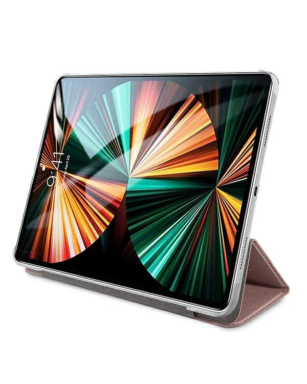 Guess GUIC12PUSASPI iPad 12,9" 2021 Book Cover różowy|pink Saffiano Collection