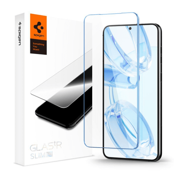 Тонкое закаленное стекло Spigen Samsung Galaxy S23