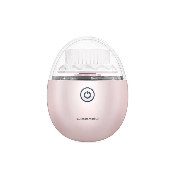 Liberex Egg Vibrant Facial Cleaning Brush (Pink)