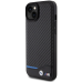 BMW BMHCP15M22NBCK iPhone 15 Plus | 14 Plus 6.7" czarny|black Leather Carbon