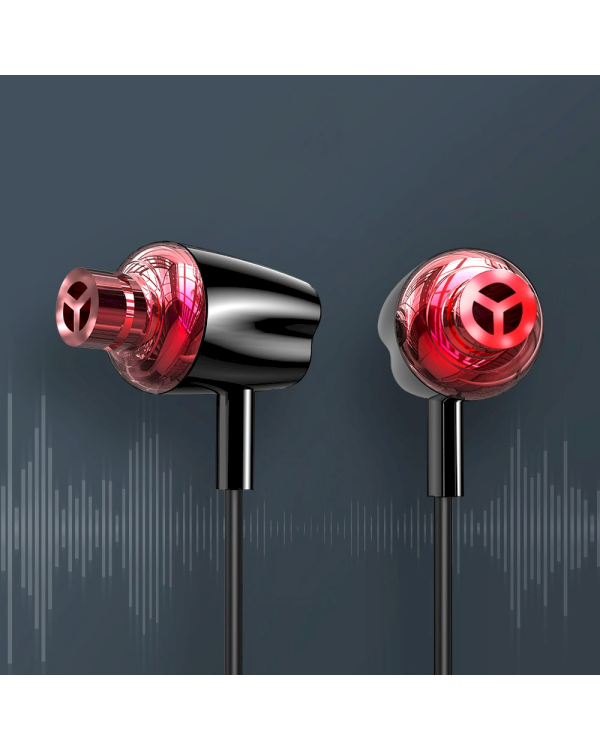 Дополнительное изображение книги «Joyroom in-ear earphones 3.5mm mini jack with remote and microphone black (JR-EL114)»