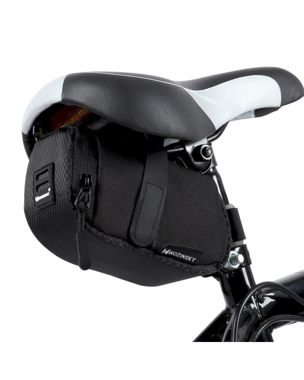 Wozinsky bicycle bag under the saddle 0.6 L black (WBB8BK black)