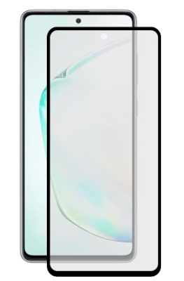 Fusion Full Glue 5D Tempered Glass Защитное стекло для экрана Samsung N770 Galaxy Note 10 Lite Черное