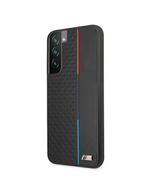 Etui BMW BMHCS22MTRTBK S22+ S906 czarny|black hardcase M Collection Triangles