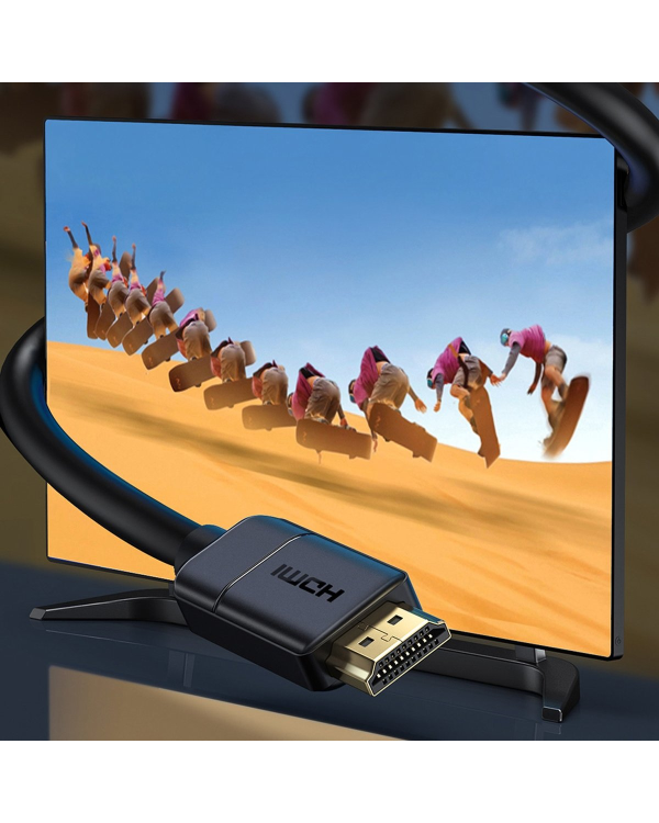Кабель Baseus High Definition Series HDMI 2.0, 4K 60 Гц, 0,75 м (черный)