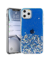 Fusion glue glitter силиконовый чехол для Apple iPhone 13 Pro синий
