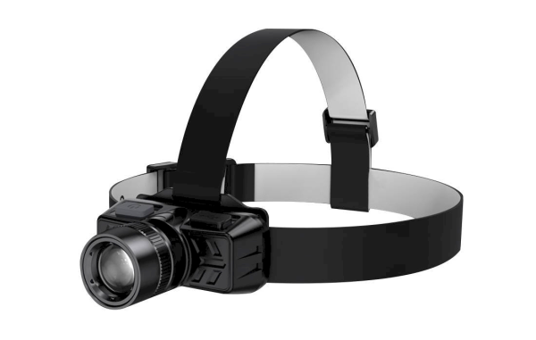 Superfire HL50 head flashlight, USB, 150lm, 200m, Zoom