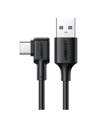 Ugreen elbow USB - USB Typ C cable 5 A Quick Charge 3.0 SCP FCP 2 m black (20104 US307)