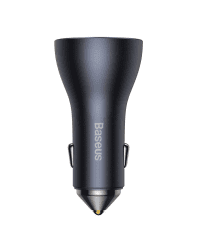 Baseus Golden Contactor Pro car charger, 2x USB-C, 1x USB, 65W (gray)