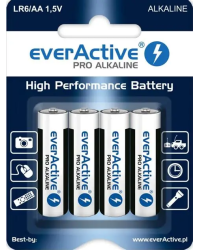 everActive Pro Alkaline  высокоэффективная батарейка LR6|AA 1.5V| 4шт
