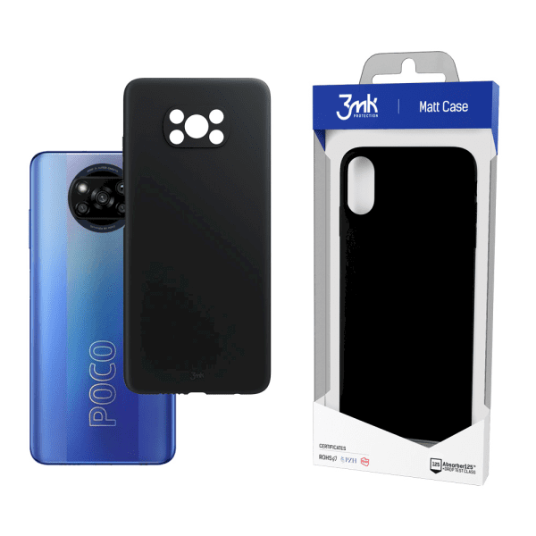 Обложка книги «Xiaomi POCO X3 Pro - 3mk Matt Case black»