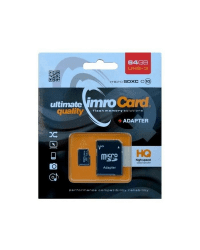 Imro memory card 64GB microSDXC cl. 10 UHS-3 + adapter