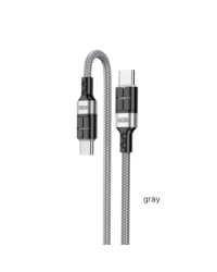 KAKUSIGA KSC-696 USB-C -> USB-C кабель для зарядки 60 Вт | 120 см серый