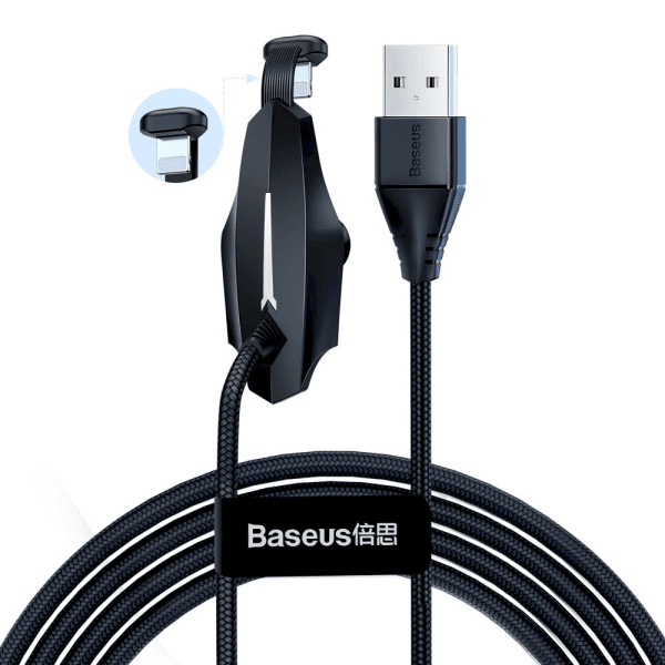 Обложка книги «Baseus Colorful Mobile Games USB / Lightning Charging Cable for Gamers 1.5A 2m black (CALXA-B01)»