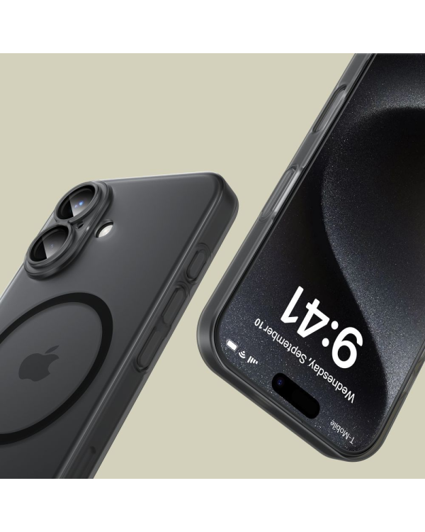 Дополнительное изображение книги «TECH-PROTECT MAGSLIM MAGSAFE IPHONE 15 PRO MATTE|BLACK»