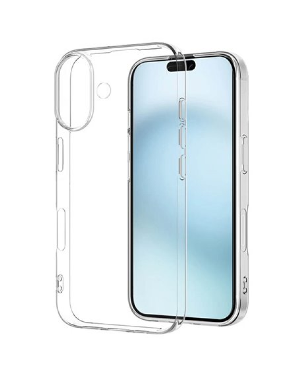 Fusion Ultra Back Case 2 mm прочный силиконовый чехол для Apple iPhone 16 Pro Прозрачный