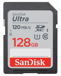 Memory card SanDisk Ultra SDXC 128GB 120 MB/s UHS-I (SDSDUN4-128G-GN6IN)