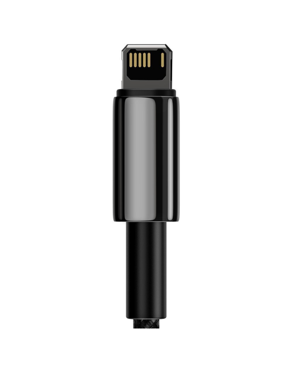 Baseus Tungsten Gold Cable USB to iP 2.4A 1m (черный)