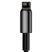 Baseus Tungsten Gold Cable USB to iP 2.4A 1m (черный)